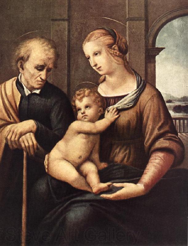 RAFFAELLO Sanzio Madonna with Beardless St Joseph sy